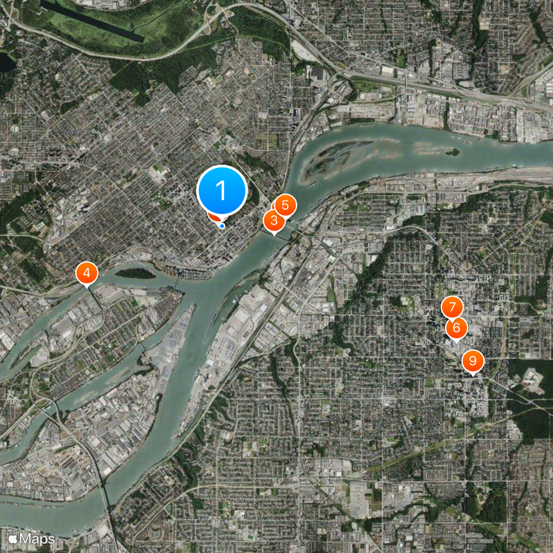 New Westminster Carte
