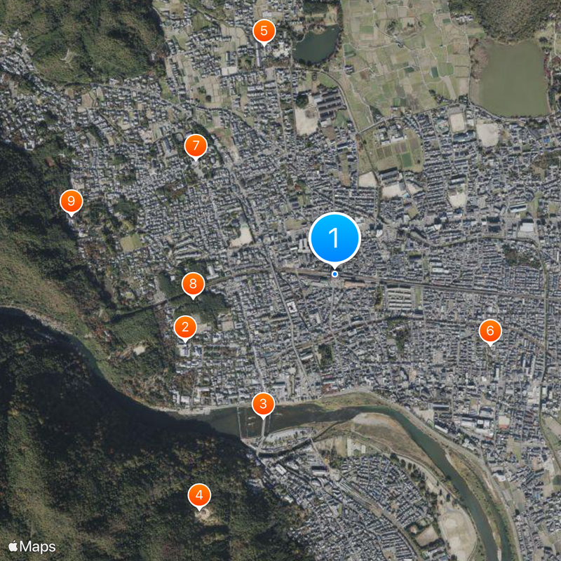 Saga-Arashiyama Station Map