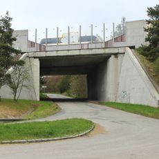 Most dálnice D1 přes silnici II/113 v Ostředku