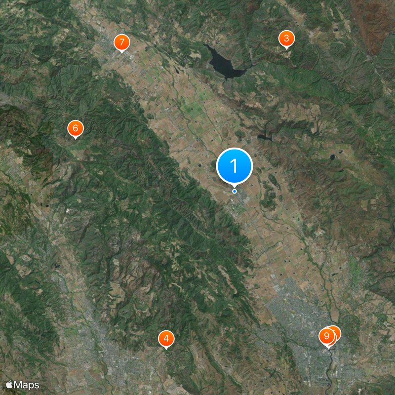 The French Laundry Map