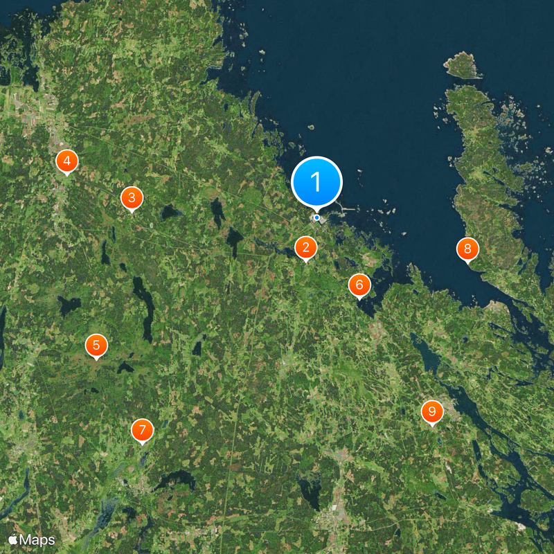 Forsmark Nuclear Power Plant Map