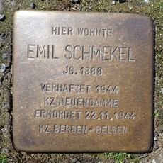 Stolperstein für Emil Schmekel