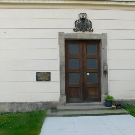 Pamětní deska na zámku v Napajedlech