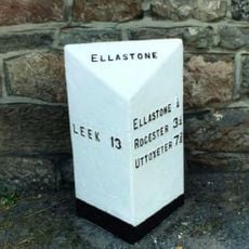 Milepost At Ngr Sk 1148 4353