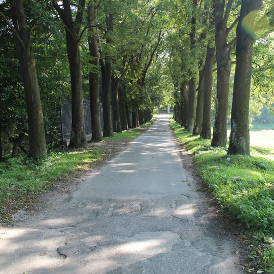 Palace park in Jabłonna, Lublin Voivodeship