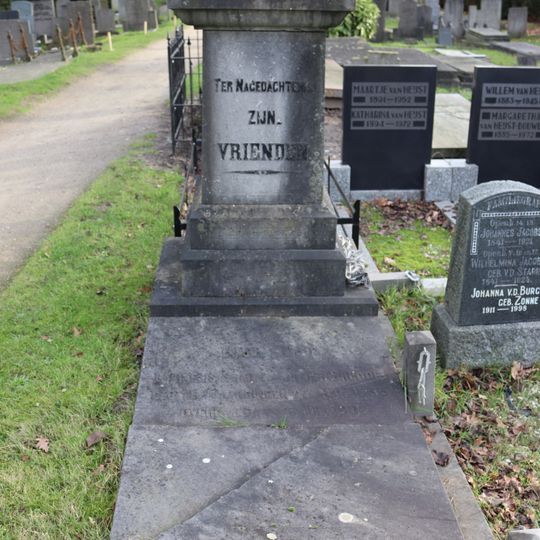 Grave monument for Kornelis Samuel van der Brugge