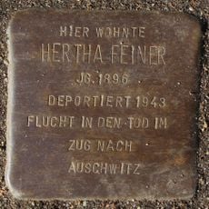 Stolperstein en memoria de Hertha Feiner
