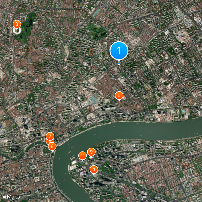 Ghetto de Shanghai Carte