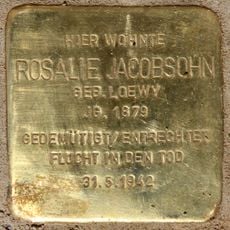 Stolperstein dedicated to Rosalie Jacobsohn