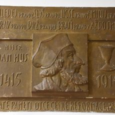 Pamětní deska Jana Husa v Lysé nad Labem