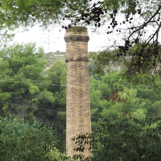 Chimney of R. Sento paper mill