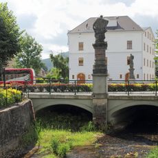 Baroque stone bridge in Chřibská