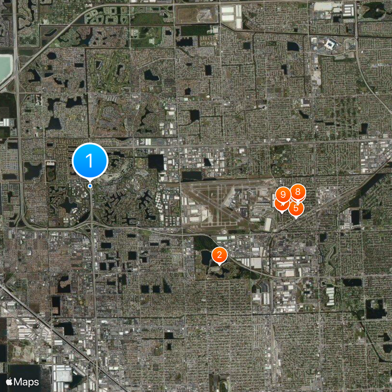 Miami Lakes Map