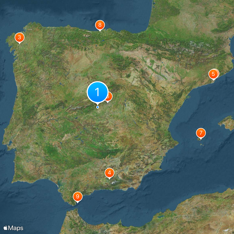 Iberian Peninsula Map