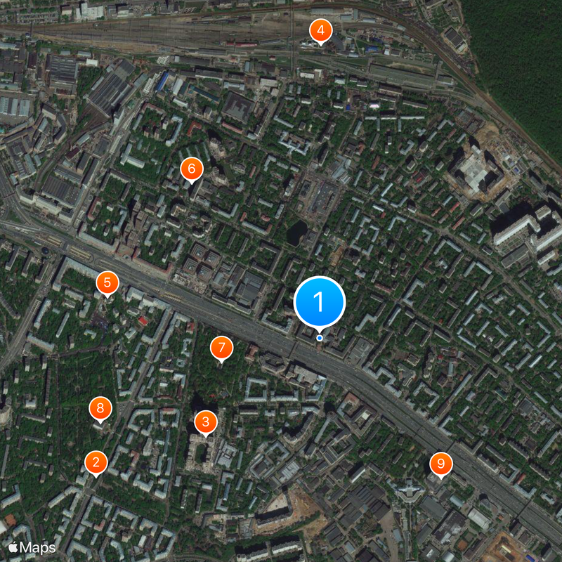 Moscow State Automobile and Road University of Technology Map