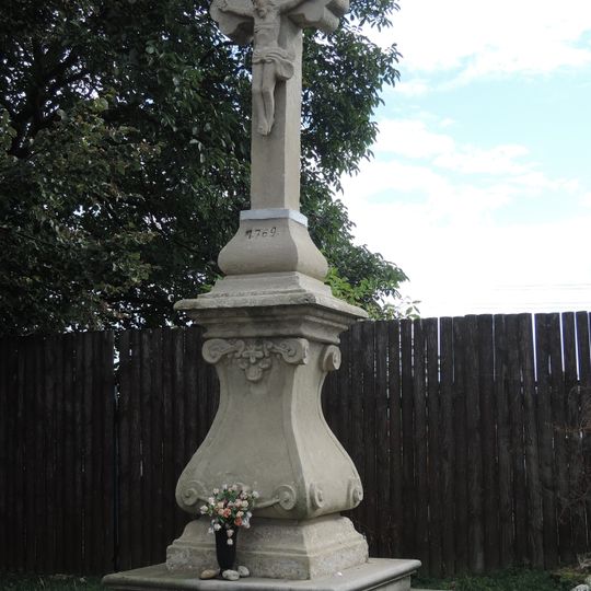 Kříž na rohu ulic Za Valy a Vinohradská ve Strážnici