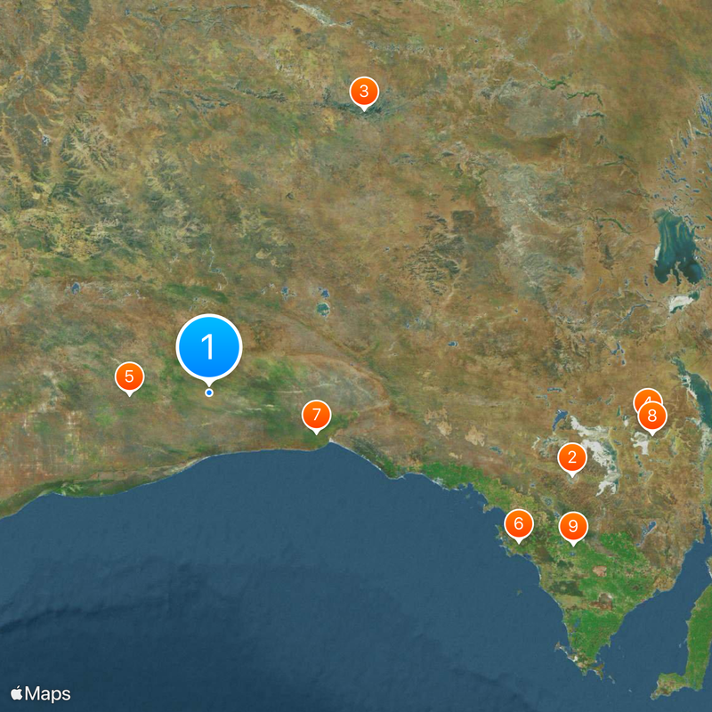 Nullabor Plain Map