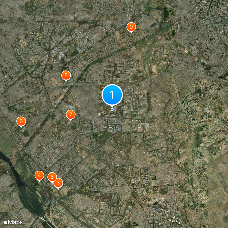 Indian Institute of Planning and Management Map