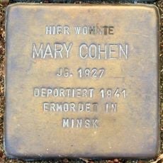Stolperstein en memoria de Mary Cohen