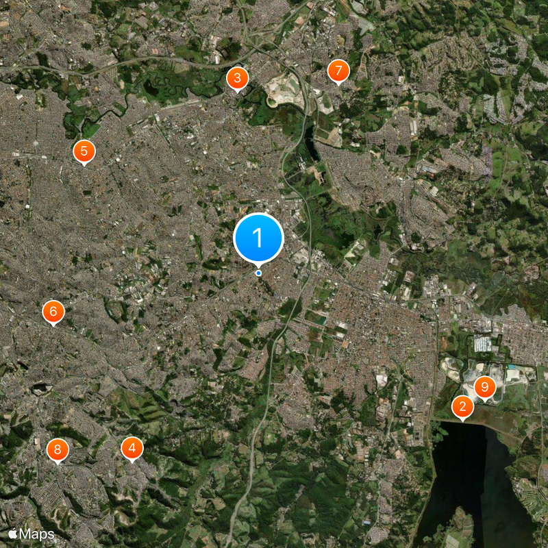 Poá Map