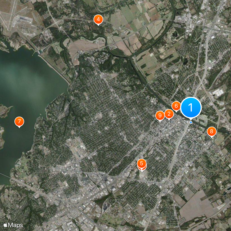 Texas Ranger Hall of Fame and Museum Mapa