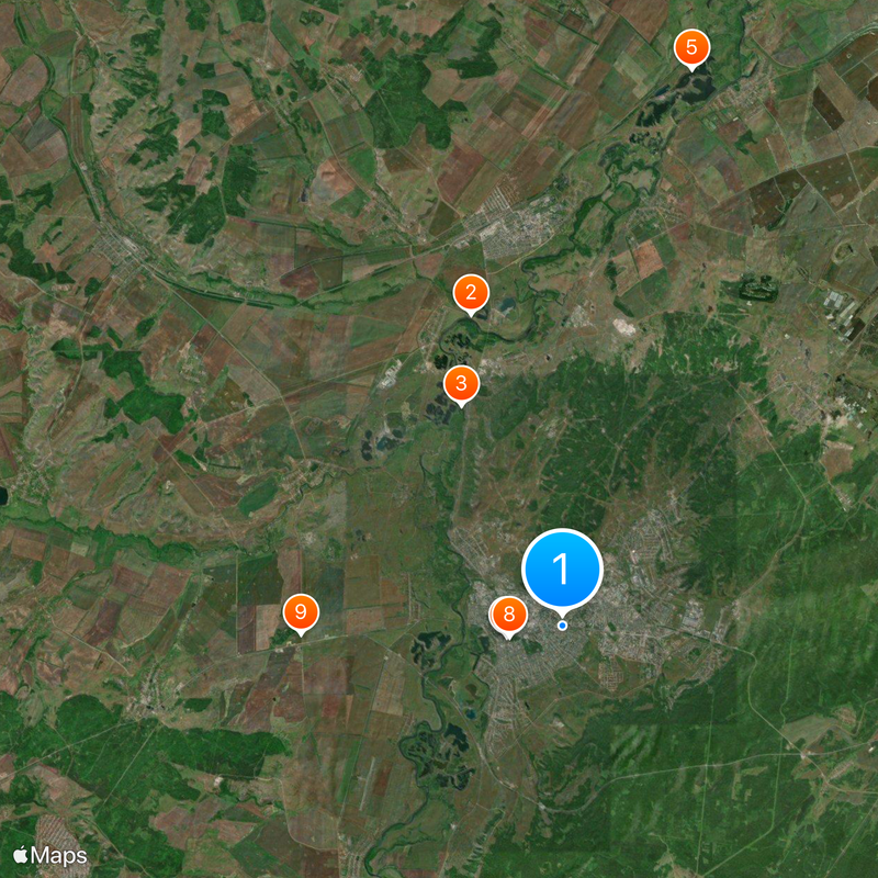 Oktyabrsky Map