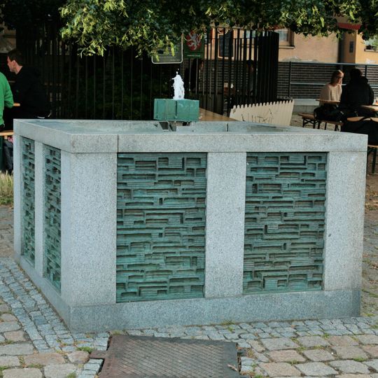 Kašna v ulici Výhon v Bystrci