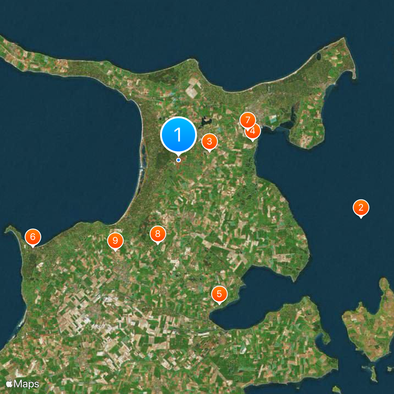 Wózek z Trundholm Mapa
