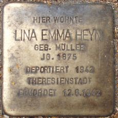 Stolperstein en memoria de Lina Emma Heyn
