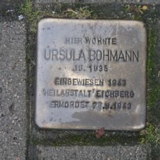 Stolperstein en memoria de Ursula Bohmann