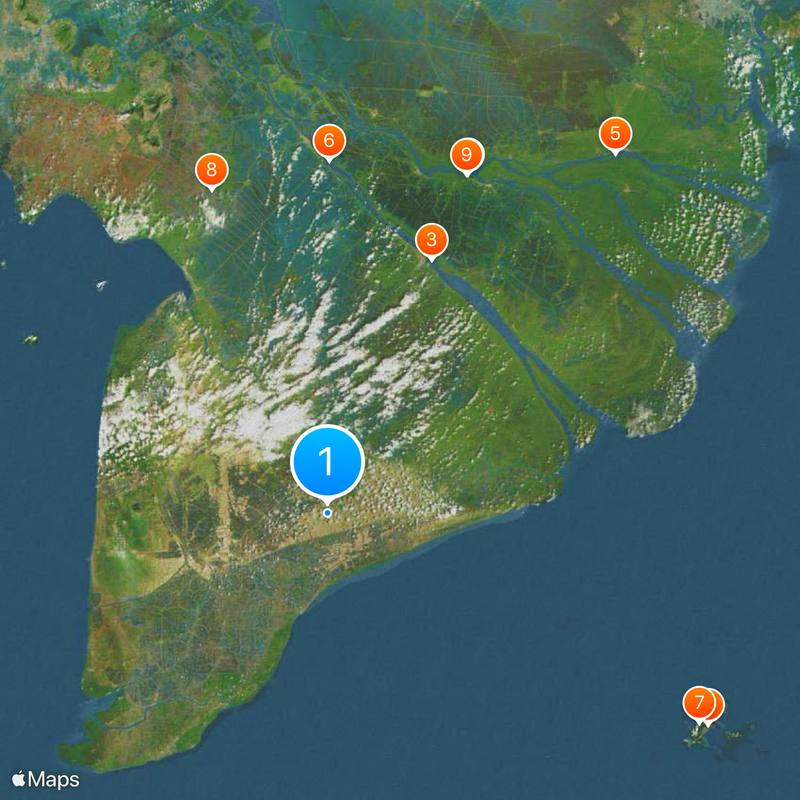 Bạc Liêu province Map