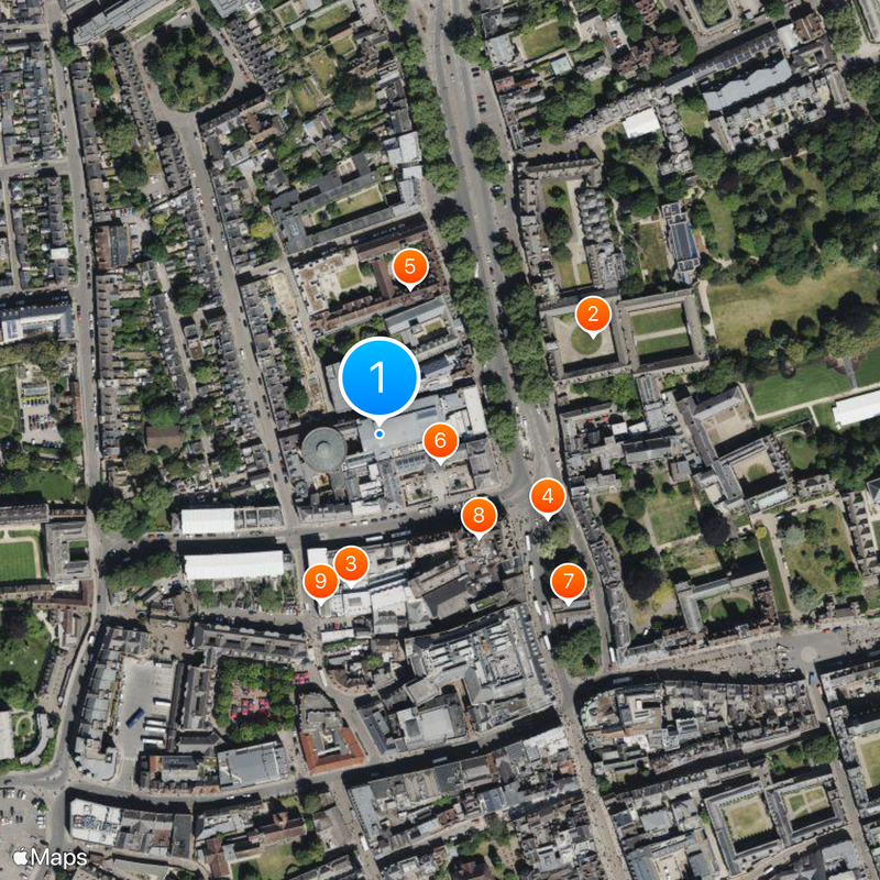 Ashmolean Museum Kaart