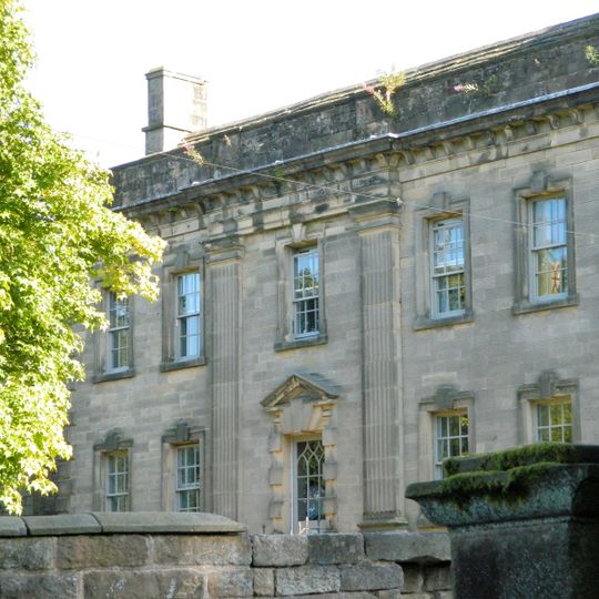 Lea Hall, Gatepier, And Boundary Wall To The North