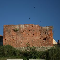 Remains of city walls in Sandomierz