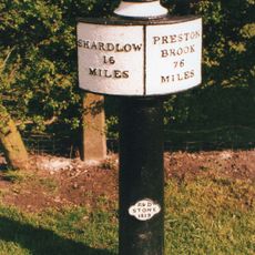 Trent And Mersey Canal Milepost Off Shobnall Street At Sk 2363 2385