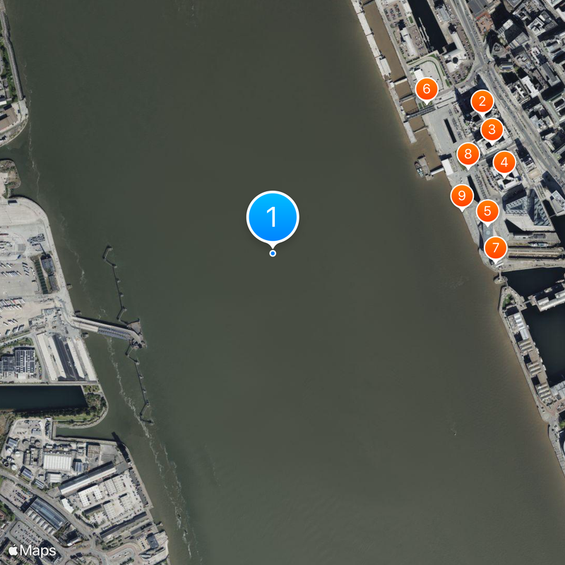 Mersey Tunnels Map