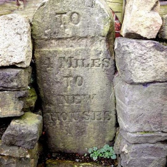 Milestone, ExYW Quick Road, jct of Poplar Avenue