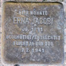 Stolperstein en memoria de Erna Jacobi