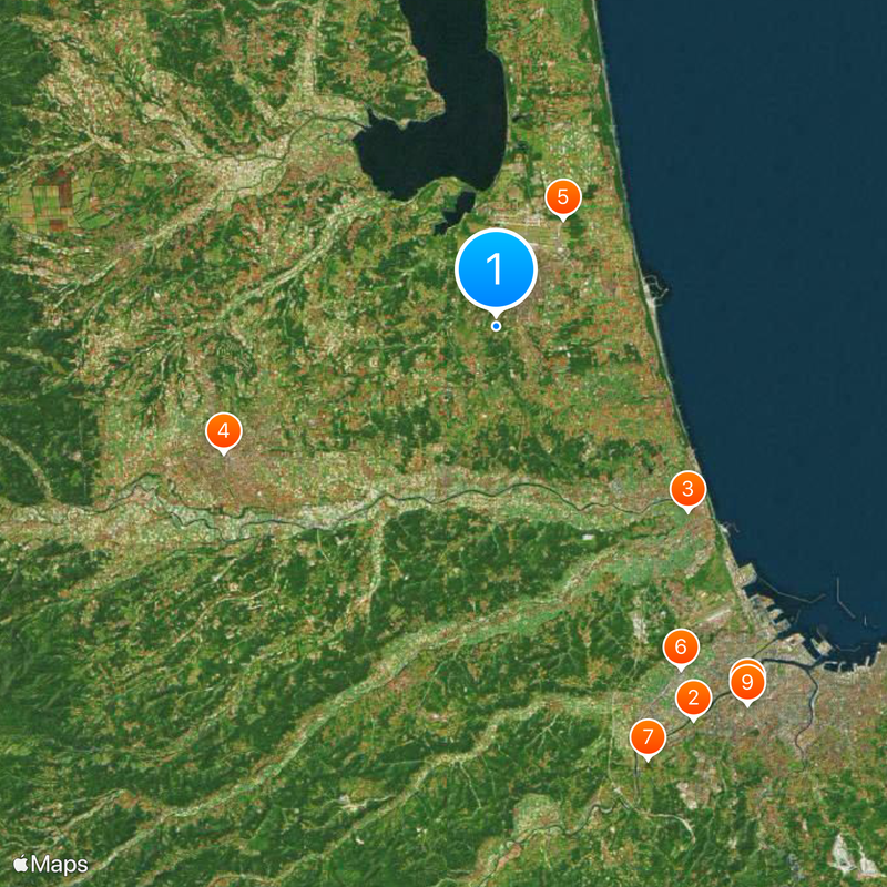 Komaki Onsen Map