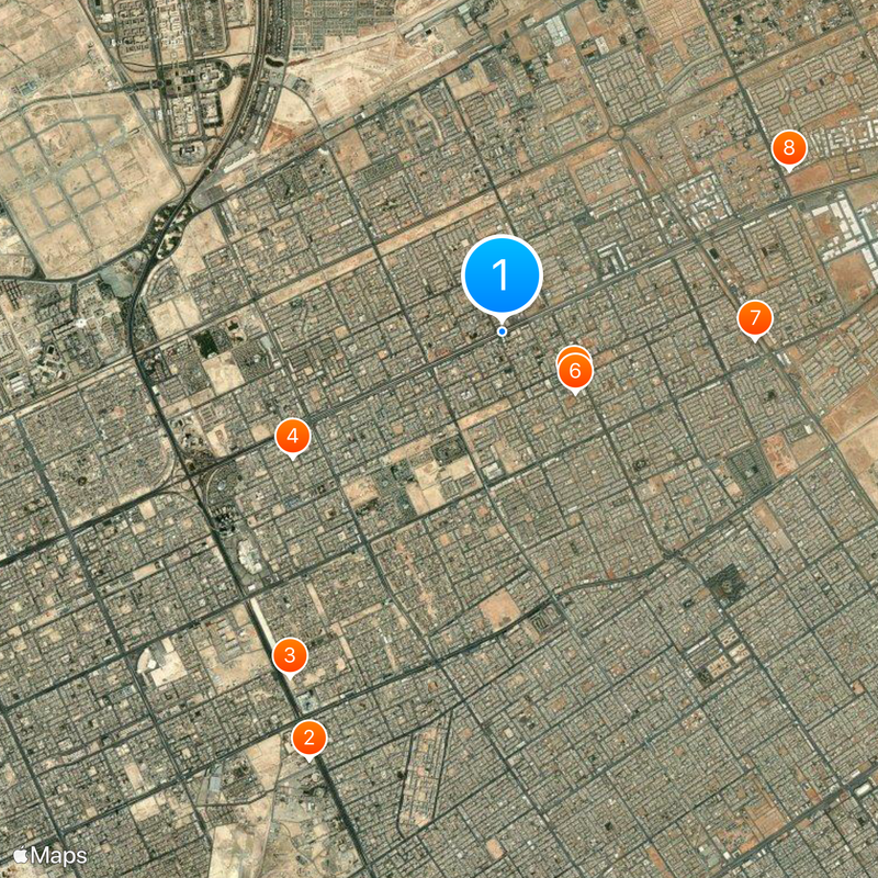 Shawarma House Map