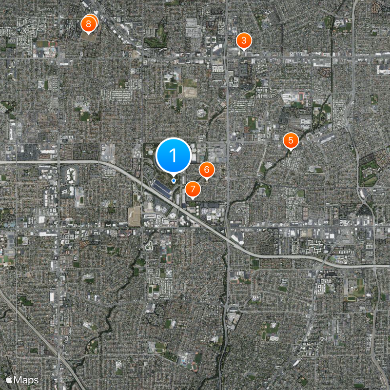 Steve Jobs Theatre Map