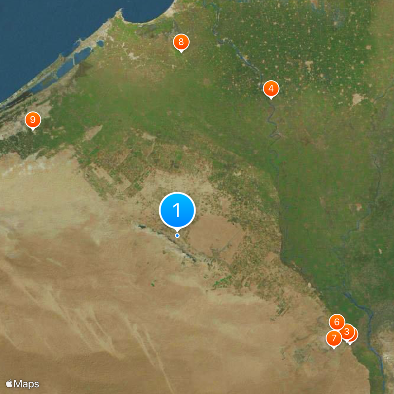 Wadi El Natrun Map