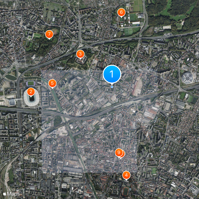 Cité des 4000 Map