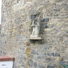 Soška svatého Václava na Máchových schodech v Litoměřicích