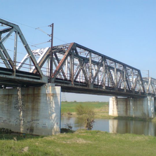 Railway bridge over Ulga Canal in Racibórz