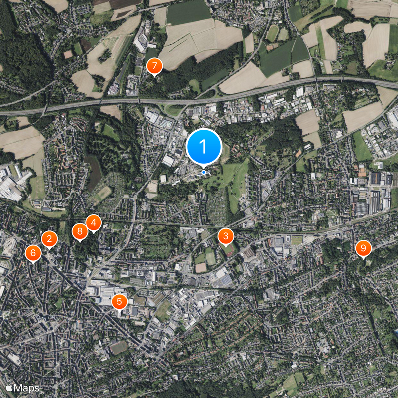 Universidad de Witten/Herdecke Mapa
