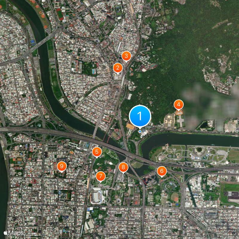 Radio Taiwan International Map