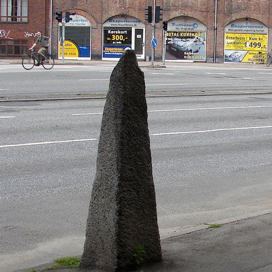 Druknestenen på Åboulevarden