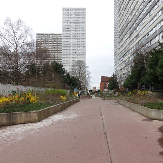 Jardin de la dalle d'Ivry