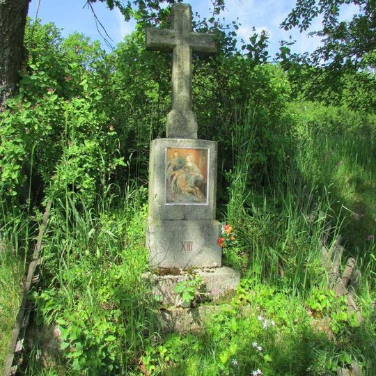 Kříž na křížové cestě v Třešti - 13. Zastavení